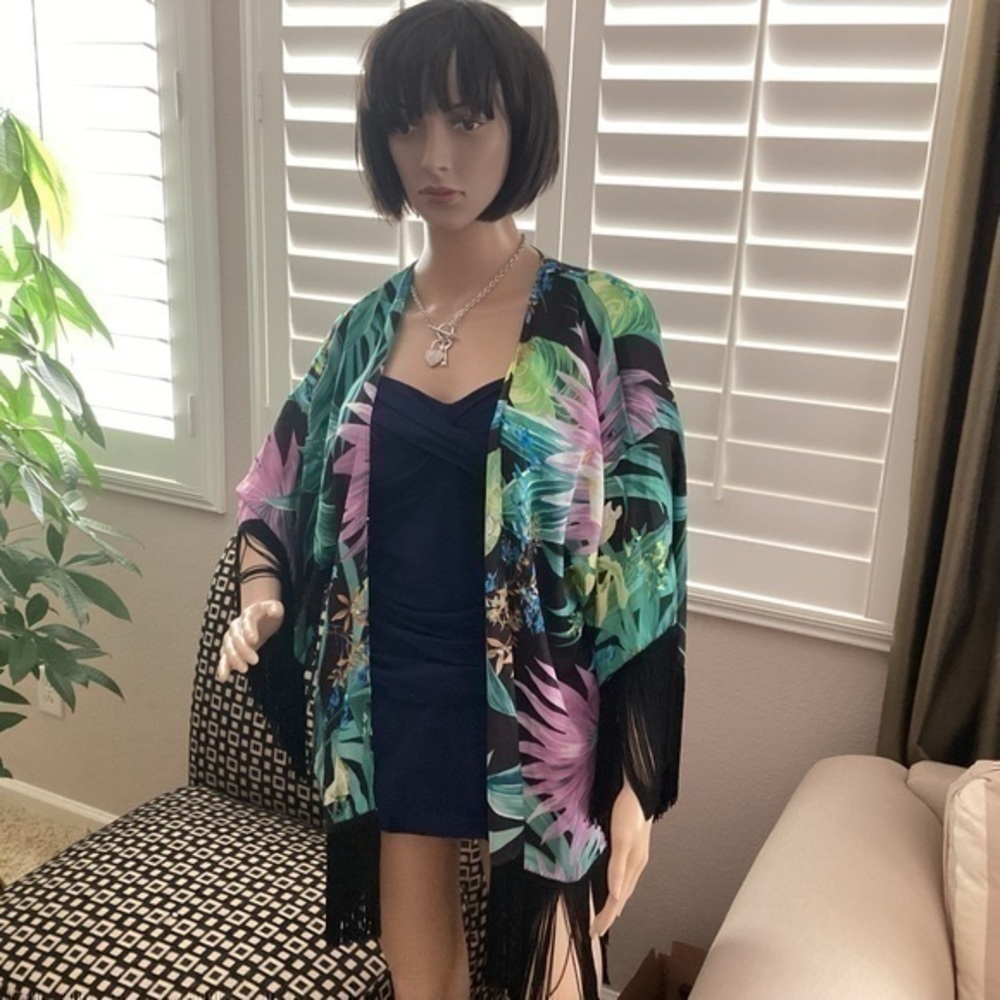 ZARA Tropical Cover up Size Medium - Picture 3 of 7